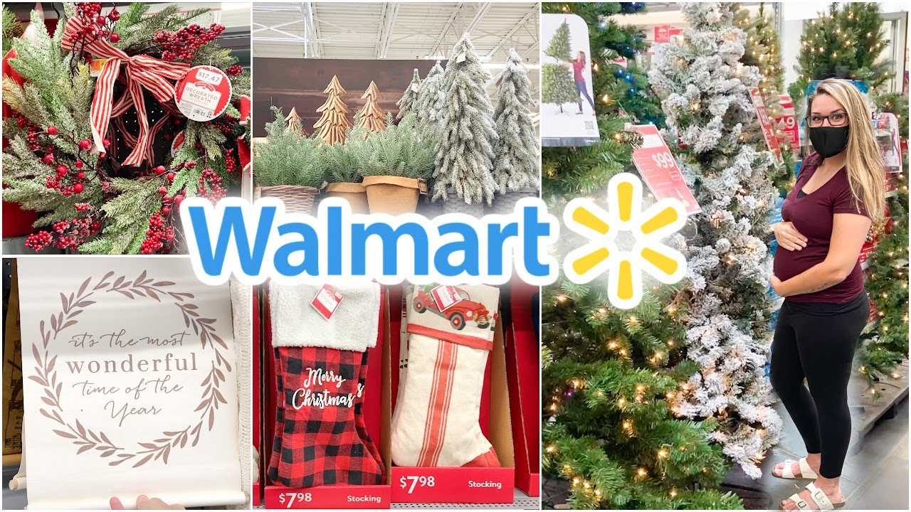 CHRISTMAS DECOR SHOP WITH ME AT WALMART 2020 | AFFORDABLE FARMHOUSE CHRISTMAS DECOR - NEW AT WALMART