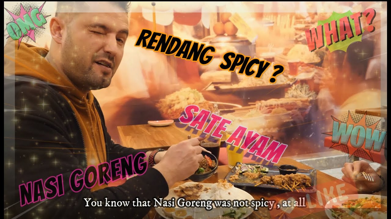 Rendang Nasi Goreng Sate Ayam - Pall Family Trying Out Manchester Tampopo Trafford Centre
