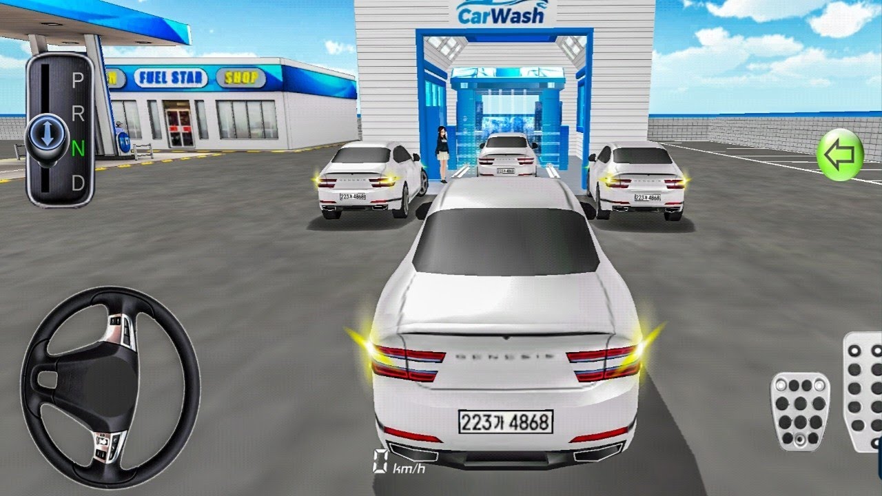 New Sedan Hyundai Genesis G70 Car Ready For Car Wash&ndash;3D driving class simulation 2025#cardriving