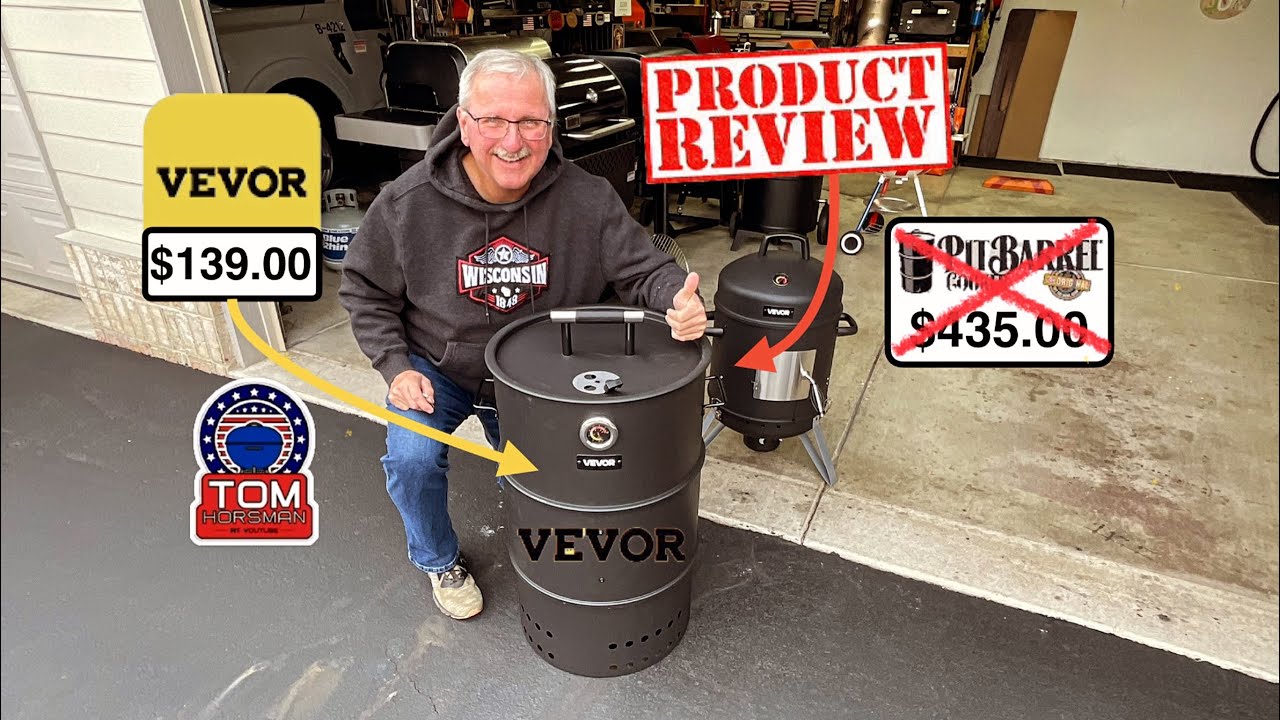 Обзор коптильни VEVOR 18&rdquo; Pit Barrel Style с древесным углем! / Всего $139,00!