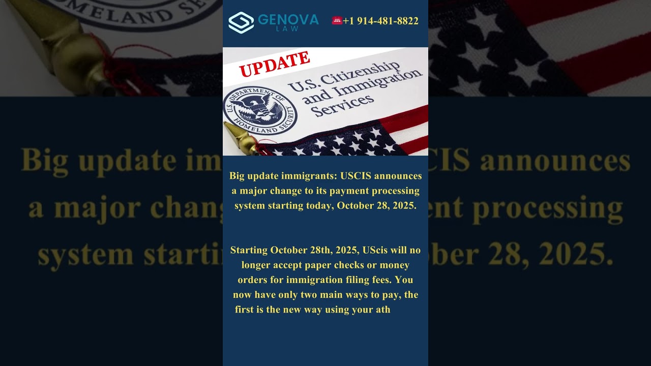 No More Paper Checks for USCIS Fees! What You Must Know!🚨 #BreakingNews #USCIS #VisaUpdate #USVisa