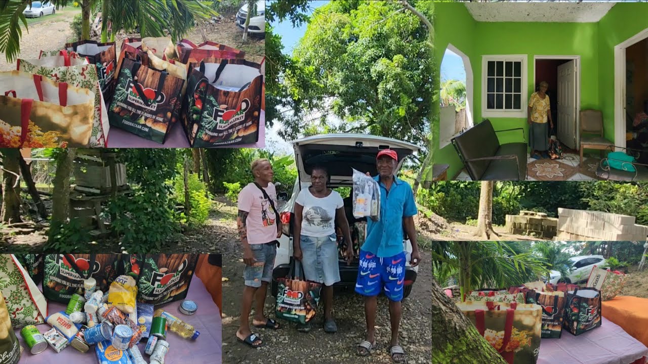 Giving out the package to the elderly and bless up again to my subscribers 🙏 