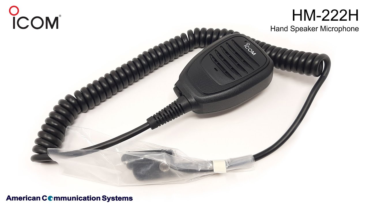 Icom HM222H Speaker Microphone with 14-pin Connector