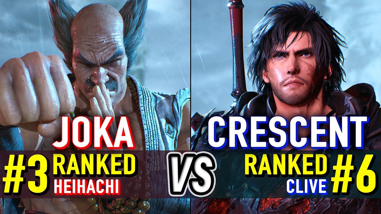 T8 🔥 JOKA (#3 Ranked Heihachi) vs CRESCENT (#6 Ranked Clive) 🔥 Tekken 8 High Level Gameplay