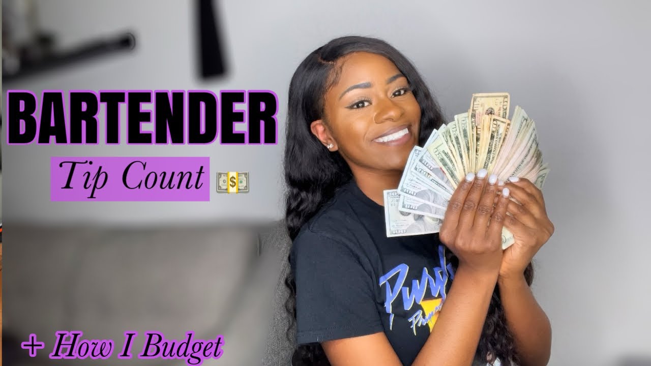 HOW MUCH MONEY I MAKE AS A BARTENDER IN A WEEK + HOW I BUDGET| MONEY COUNT