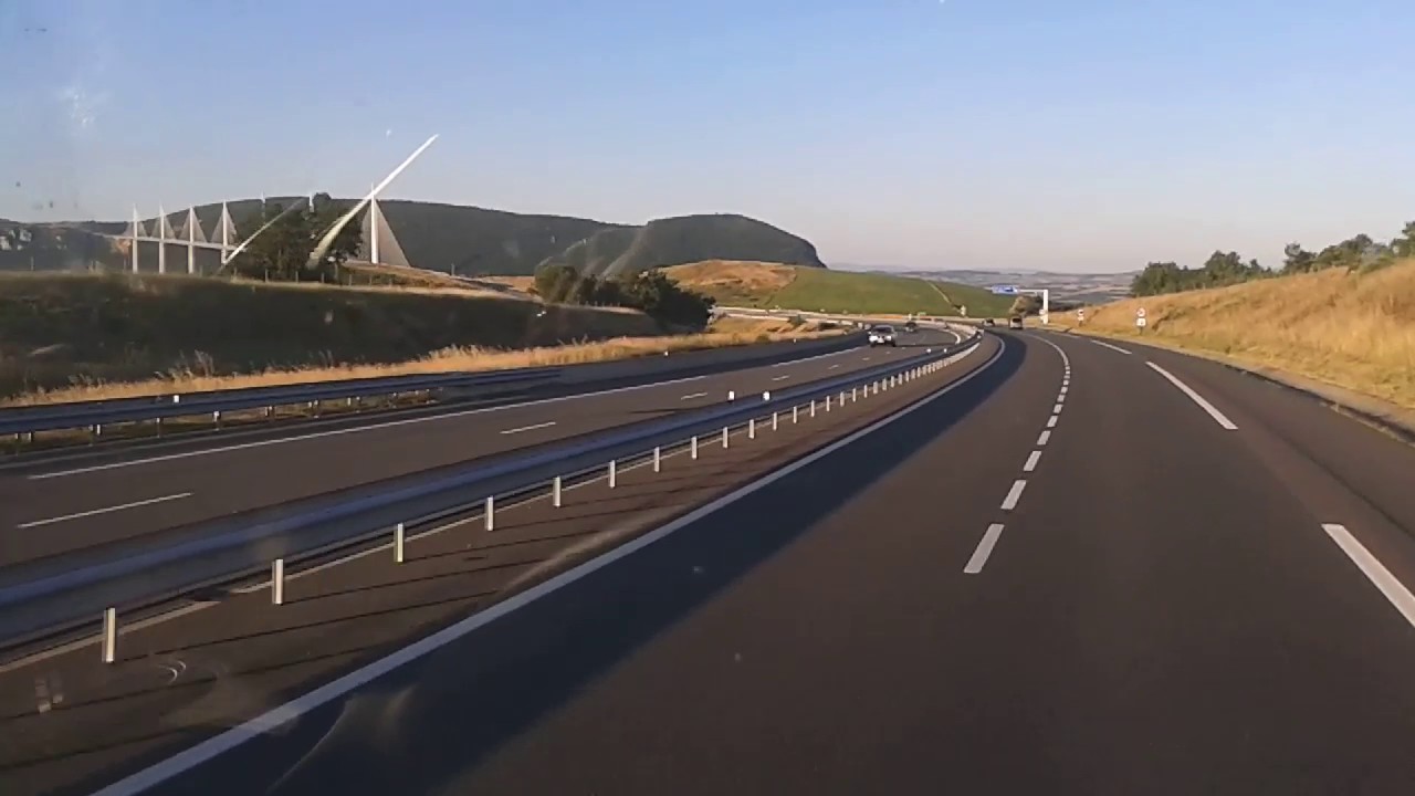 viaduc Millau en camion