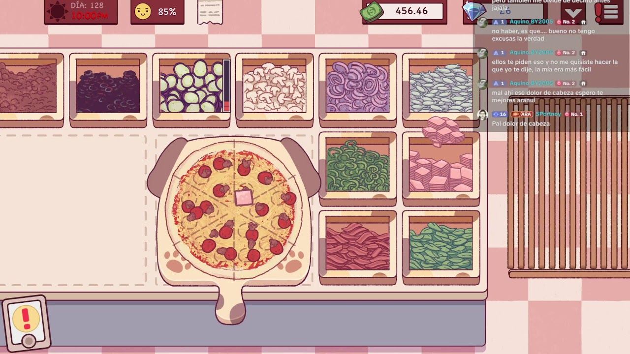 Hacemos unas pizzas mientras charlamos