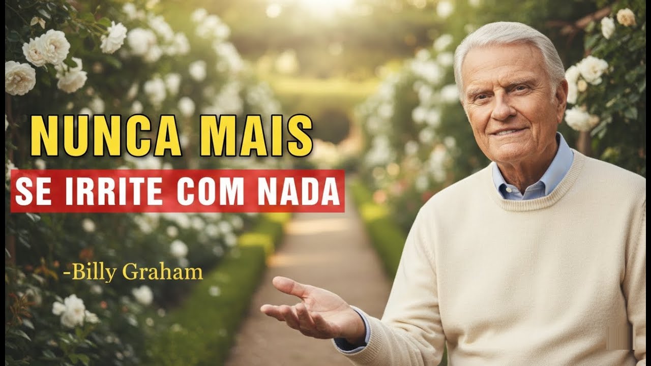 Aprenda Isto e Nunca Mais Perderá a Calma com NADA NEM COM NINGUÉM | Billy Graham