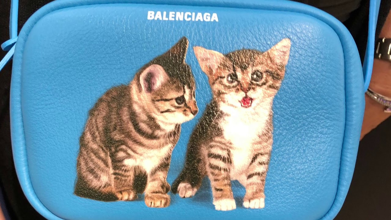 BALENCIAGA &lsquo;Kitten&rsquo; Camera Crossbody