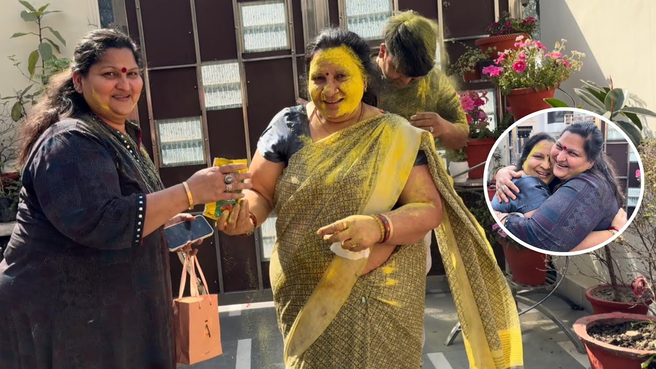 Mausi Ko Pehle Se Pta Tha ….. Happy Holi 🫟
