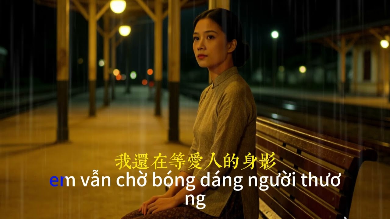 Ánh Trăng Đợi Chờ（中譯：等待的月光  月下守候）越南歌 中文翻譯