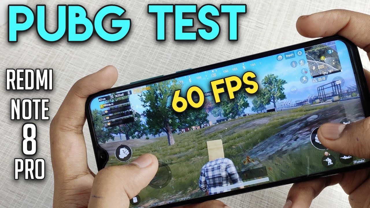 Redmi Note 8 Pro PUBG Test | FPS at High Graphics Settings Hindi