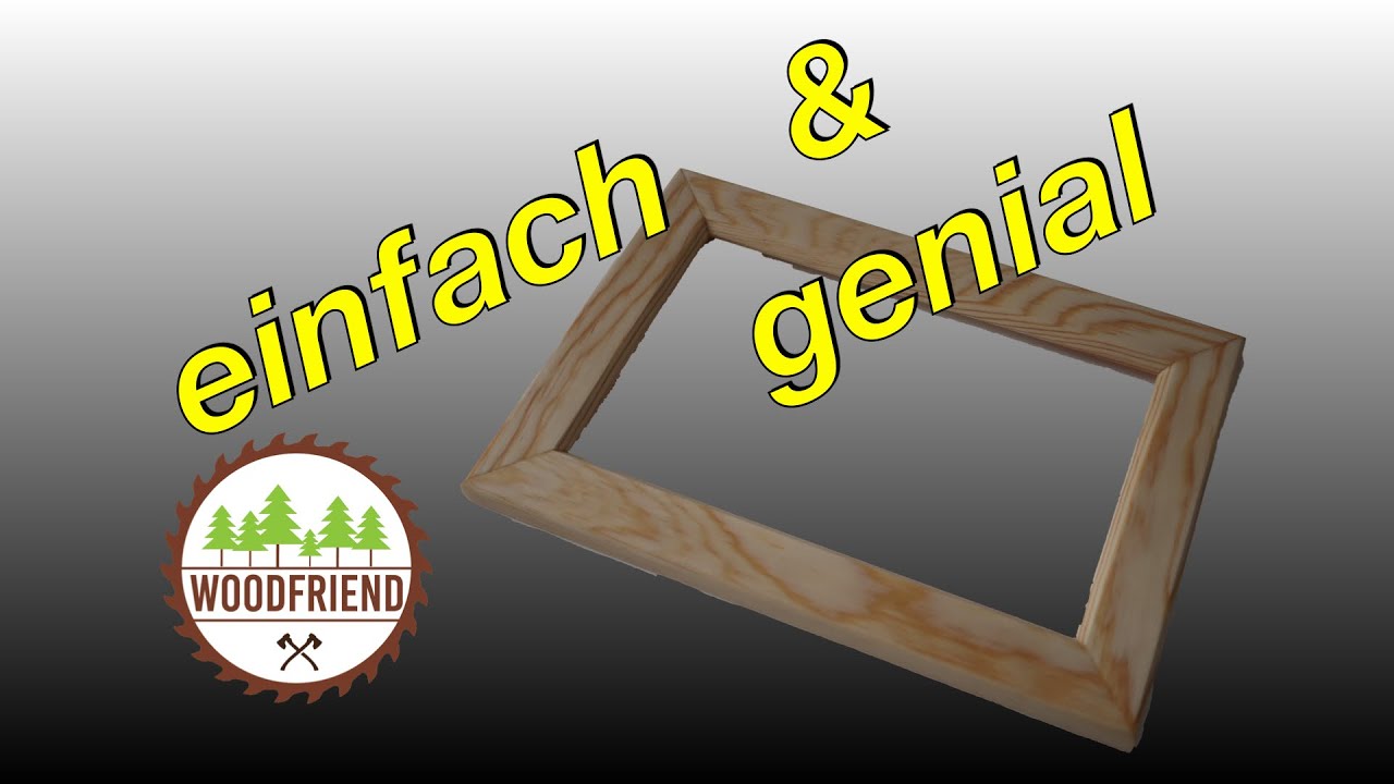 Bilderrahmen einfach selber machen DIY