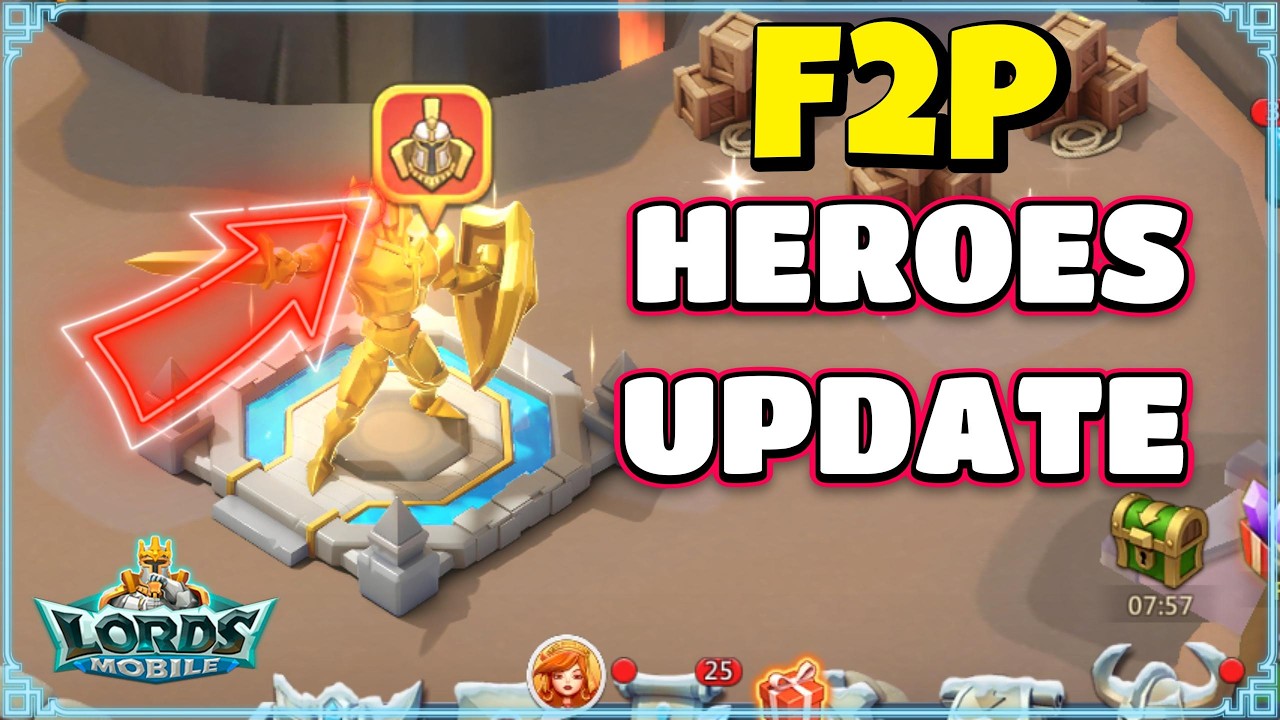НОВОЕ ОБНОВЛЕНИЕ ДЛЯ БЕСПЛАТНЫХ ГЕРОЕВ - LORDS MOBILE