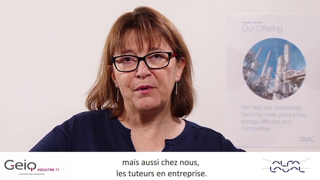 Témoignagne Nathalie TRZESNIOWSKI GEIQ Industrie 71 / ALFA LAVAL
