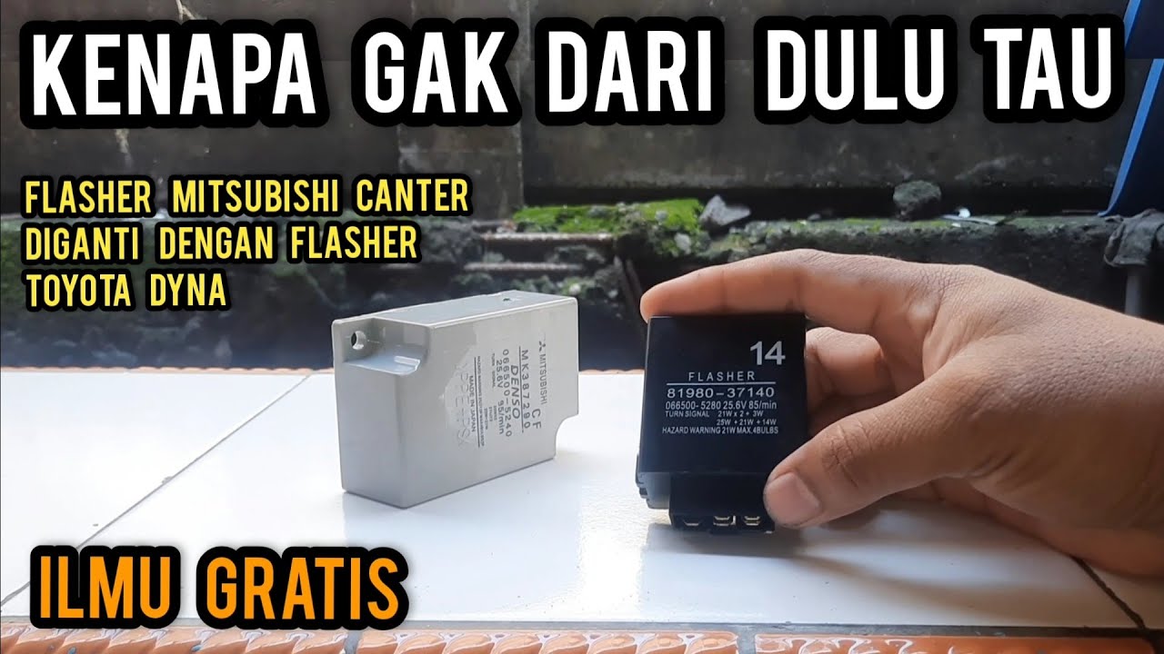 DIJAMIN 100 % JOSSSS👍 ‼️CARA MODIFIKASI FLASHER MOBIL CANTER  ( POKOKNYA ISTIMEWA BOSKUUUUUU )