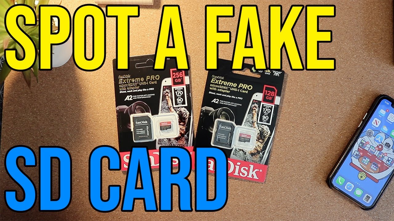 Sandisk fake vs real | How to spot a fake SD Card | SD Card Review 🤷‍♂️👀