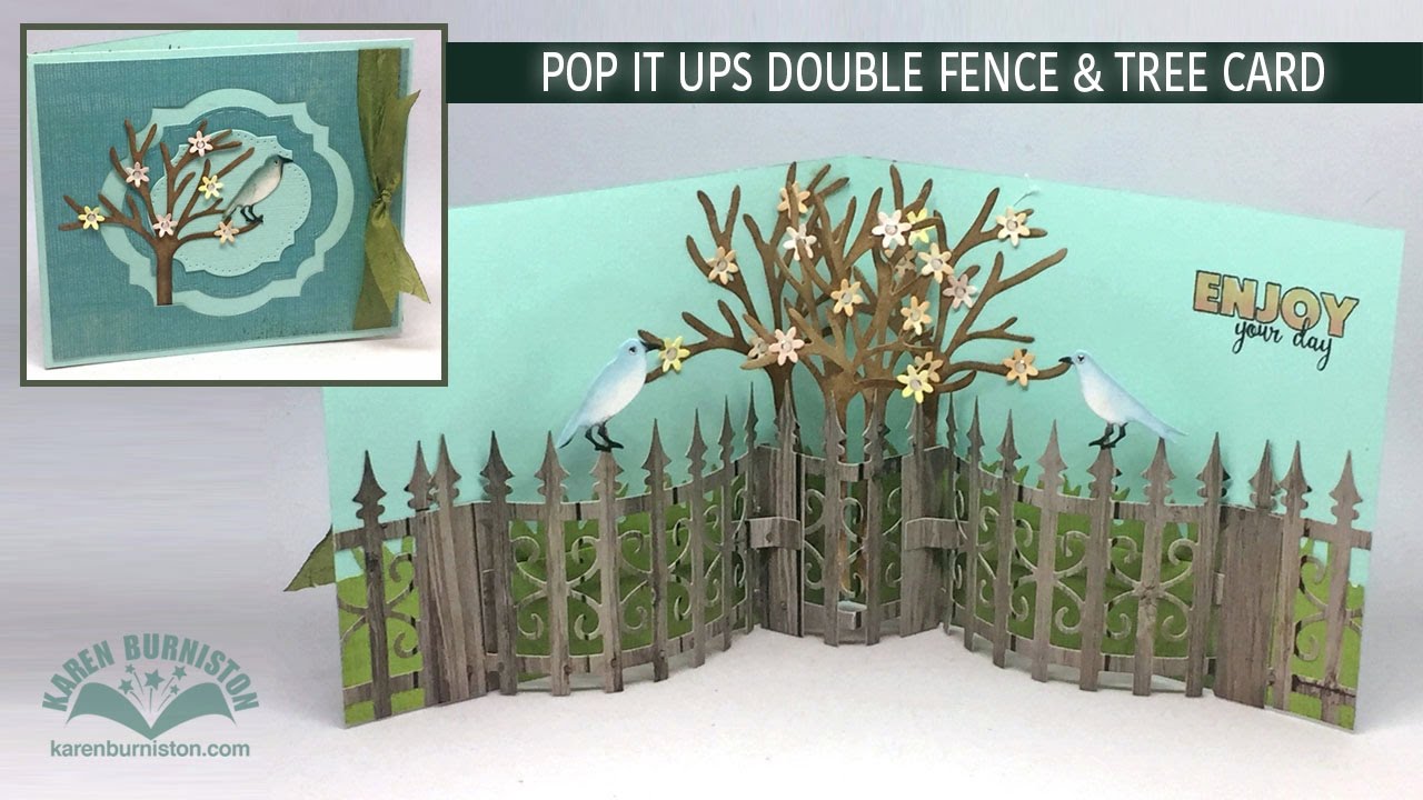 Pop it Ups Double Fence Card