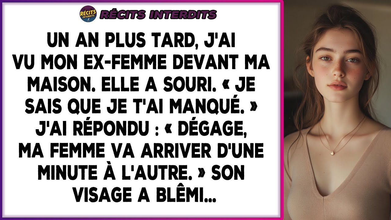 Un An Plus Tard, J'ai Vu Mon Ex Devant Ma Maison. Elle A Souri : « Je Sais Que Je T'ai Manqué. »…