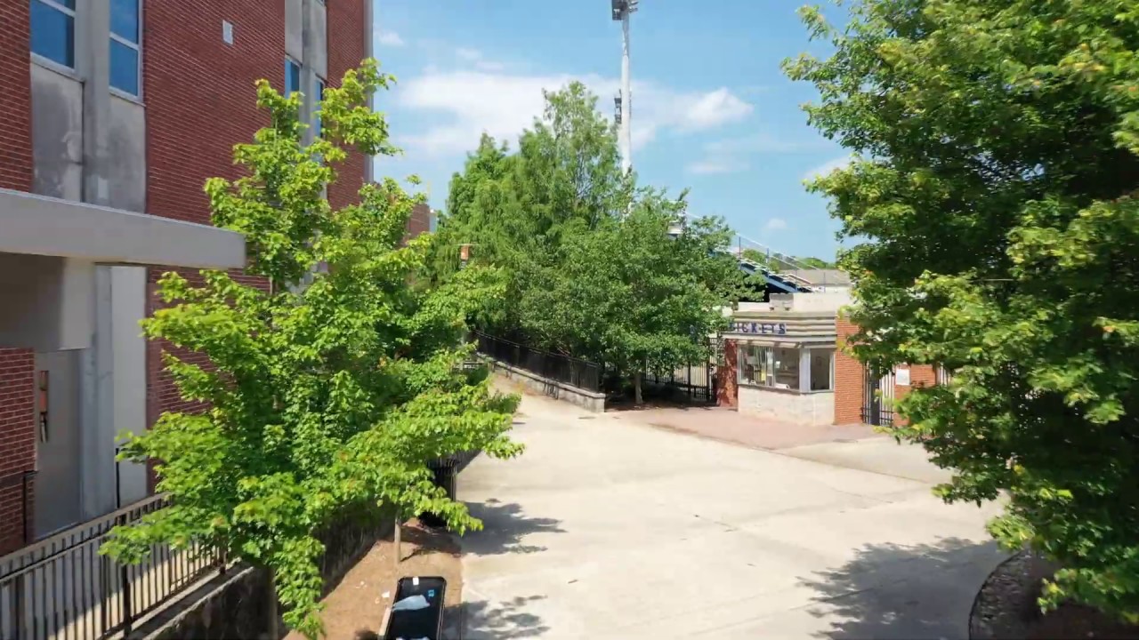 Drone Footage | Stadium Flyover at Intown Atlanta Neighborhood