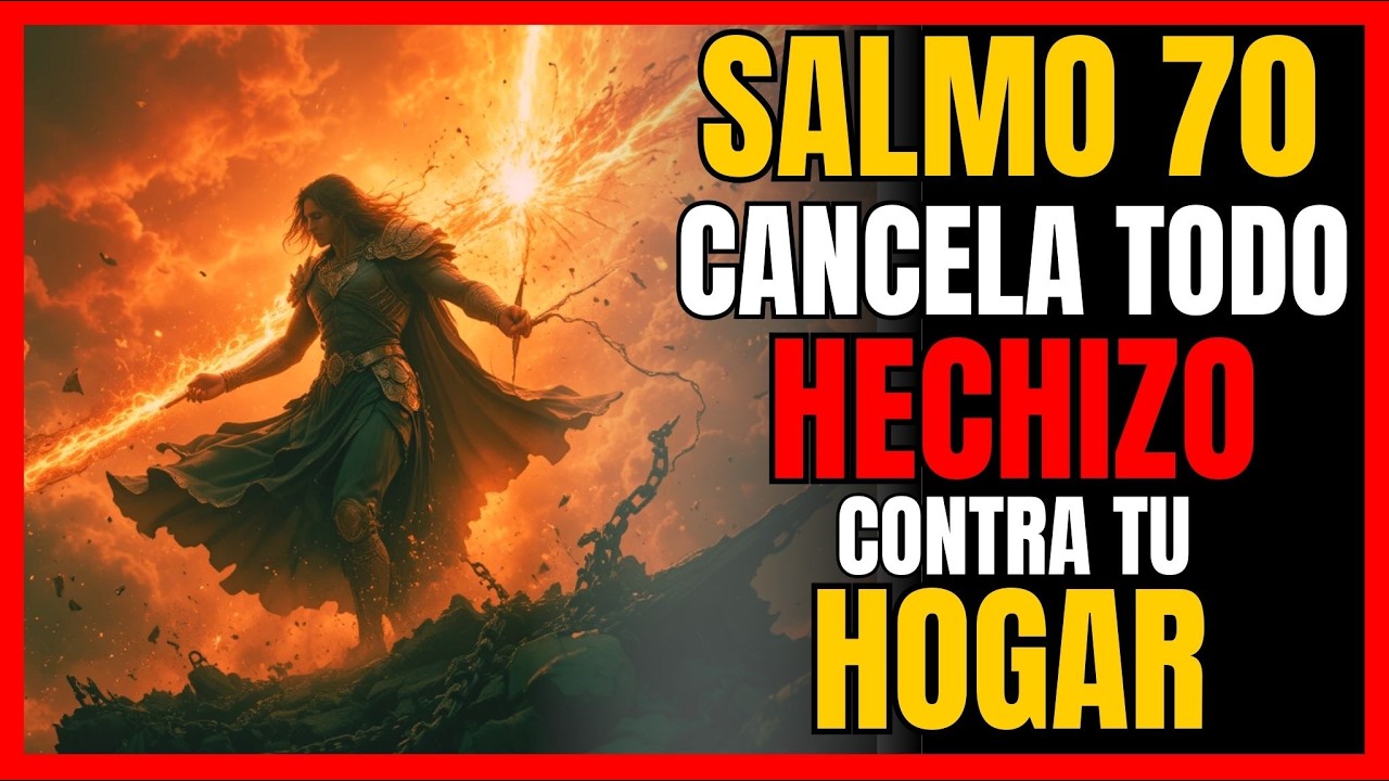 🔥SALMO 70: Anula Todo Acto de Brujería Contra Ti | ORAIÓN PARA LLAMAR EL PODER DE CRISTO
