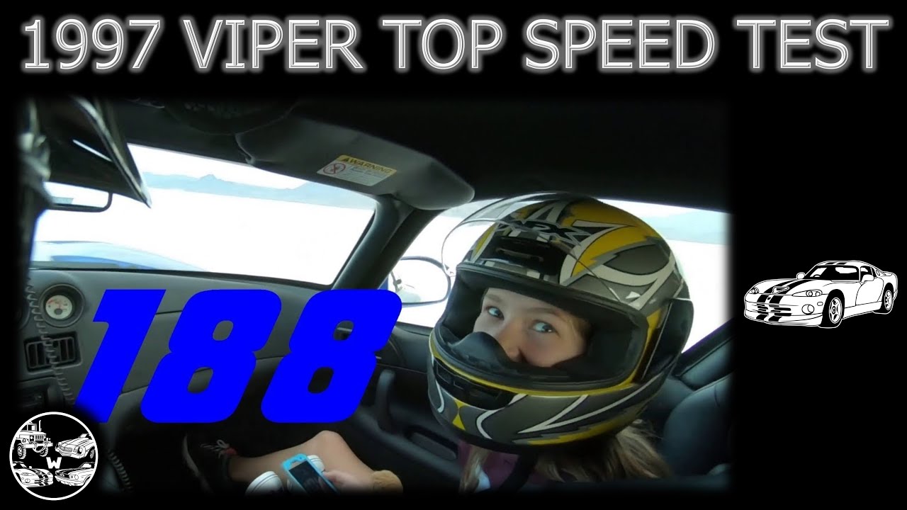 1997 Viper GTS Top Speed Run At Bonneville (With Subtitles)