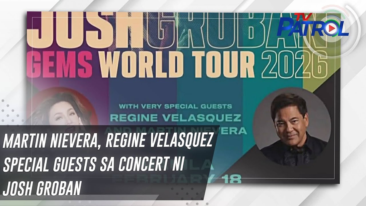Martin Nievera, Regine Velasquez special guests sa concert ni Josh Groban | TV Patrol
