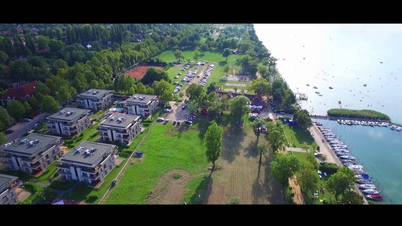 Zamárdi balaton aerial footage