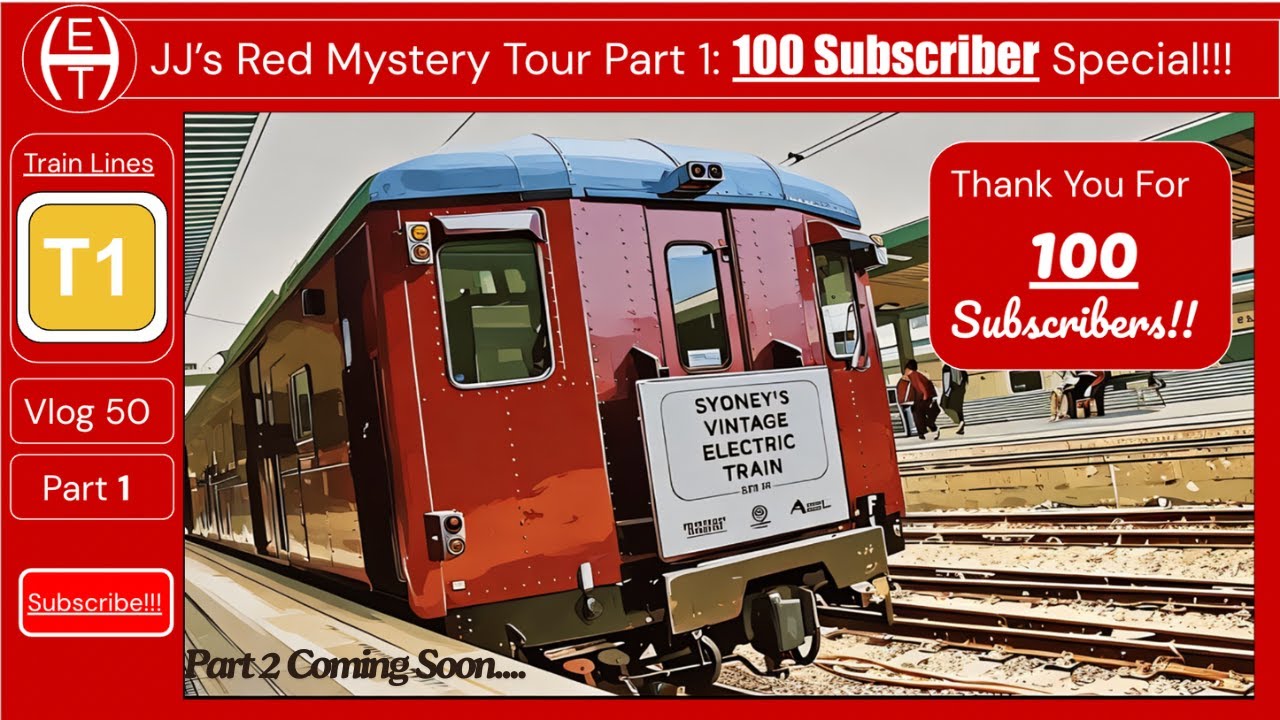 JJ's Red Mystery Tour Part 1: 100 SUBSCRIBER Special | Vlog 50
