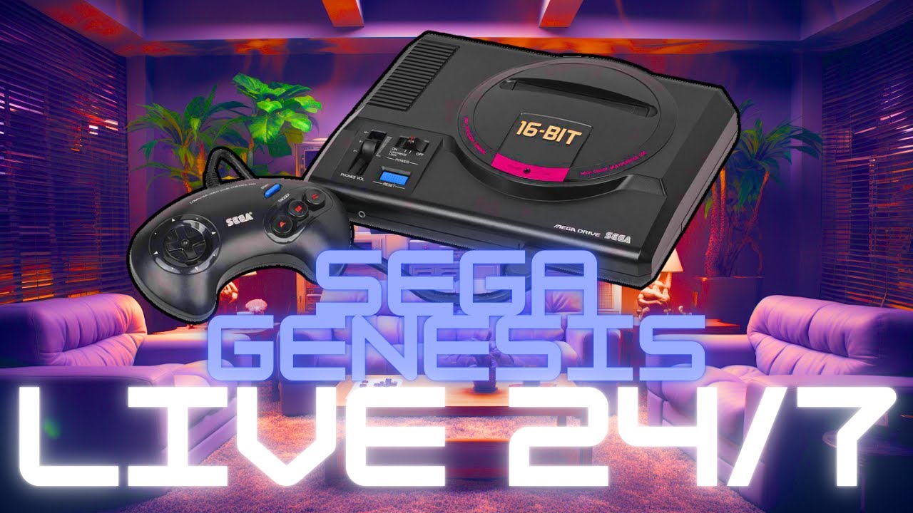 🔴 24/7 sega genesis 🎮 gameplay to study/relax to