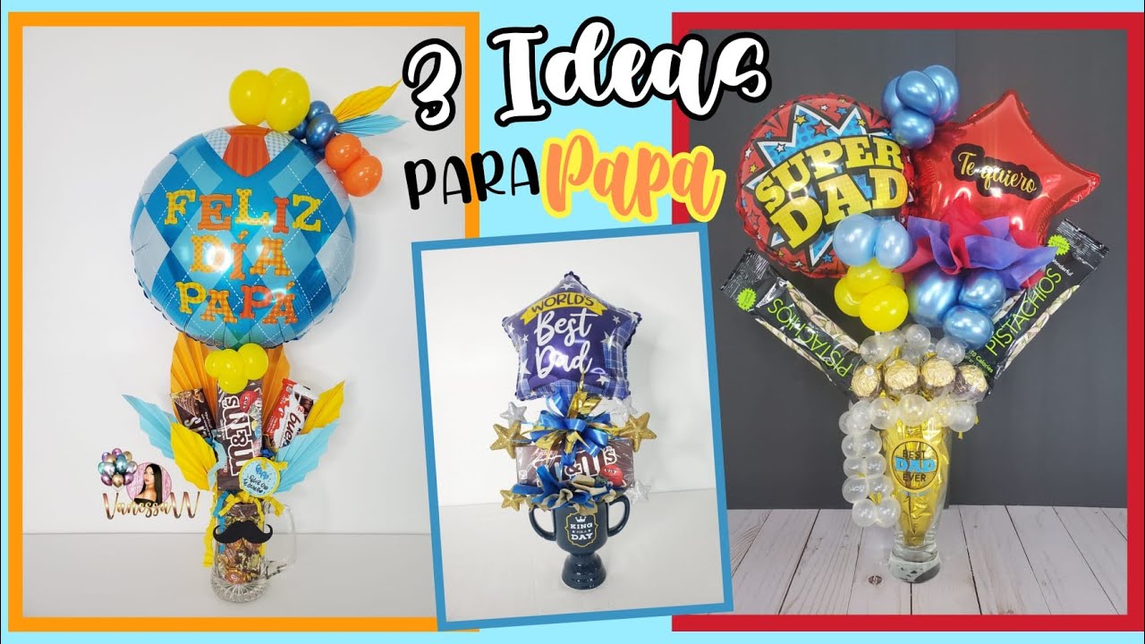REGALO ECONOMICO Y FACIL PARA PAPA *3 IDEAS PARA REGALAR A PAPA