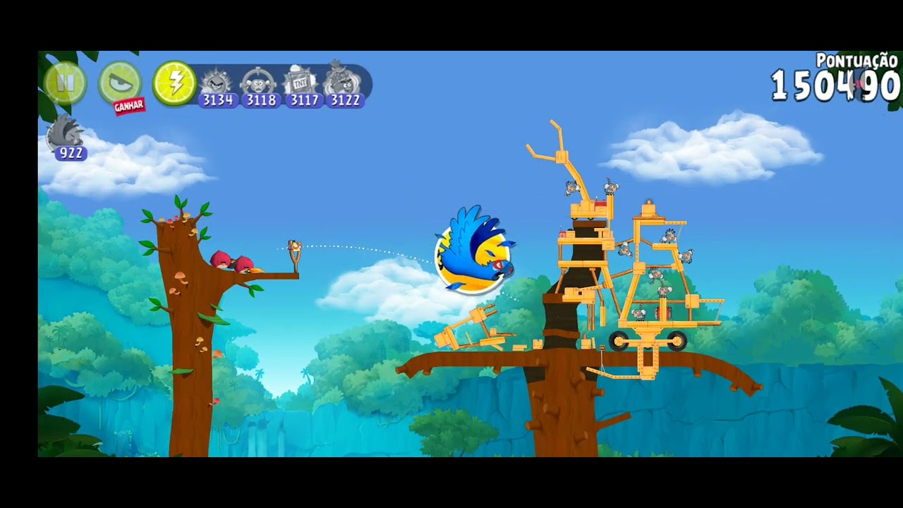 Angry birds Rio poder do blue