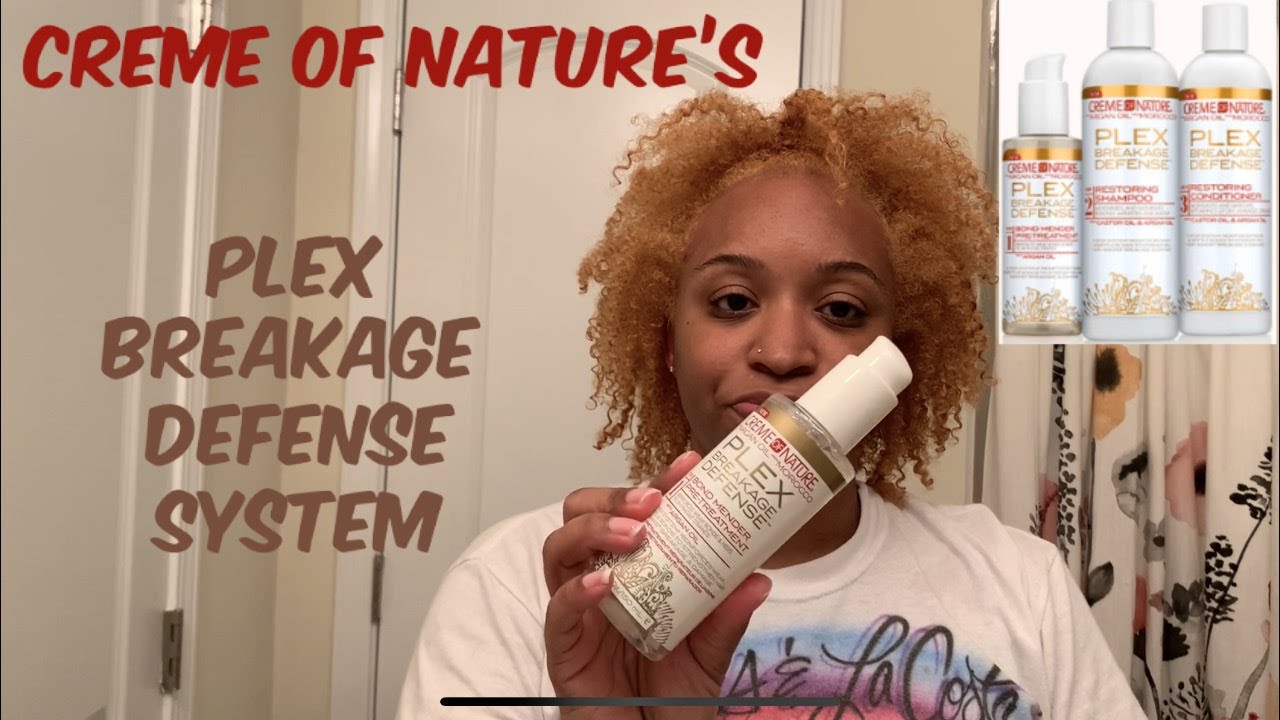 I Tried Creme of Nature's Plex Breakage Defense System | Color Treated Hair