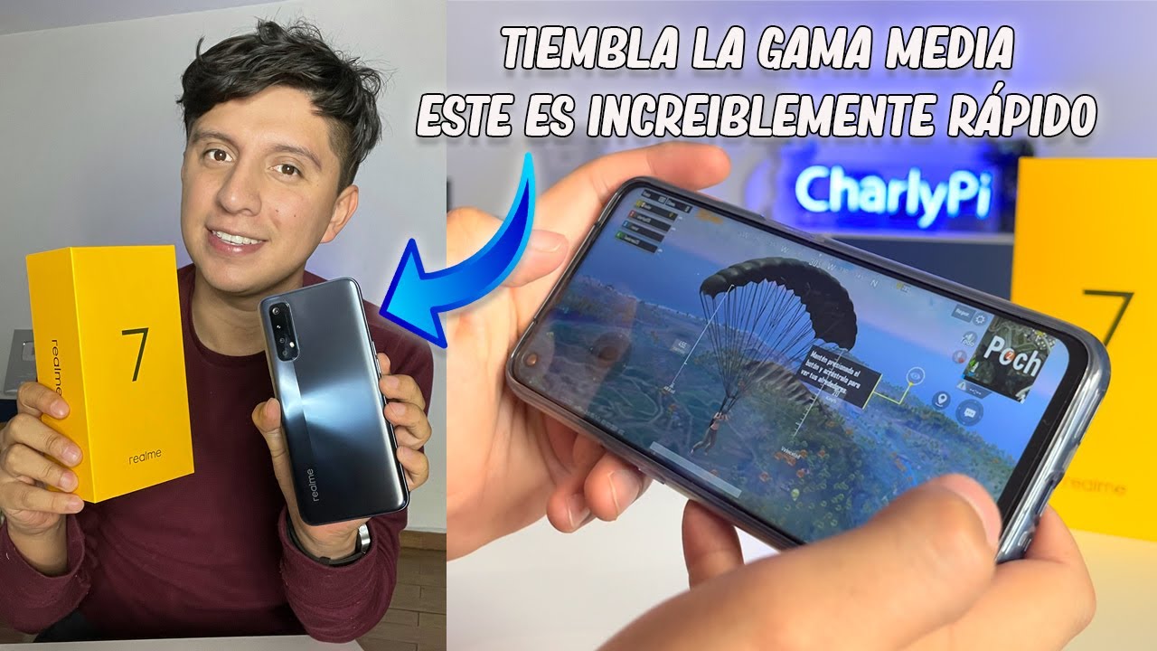 Realme 7: Unboxing en español + pruebas Free Fire, Fornite y PUBG