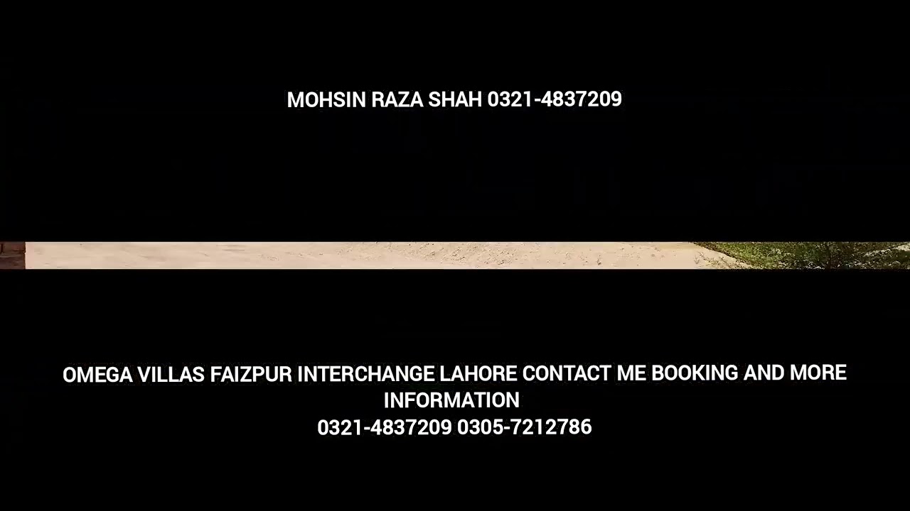 OMEGA VILLAS FAIZPUR INTERCHANGE LAHORE CONTACT ME BOOKING AND MORE INFORMATION THANKS