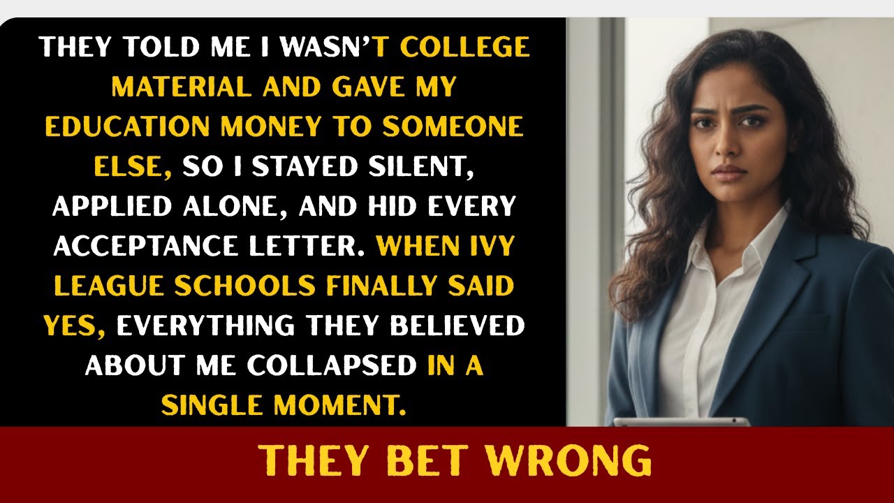 My Family Tried to Ruin My College Dreams — I Got Ivy Leagues & They Came Back Begging