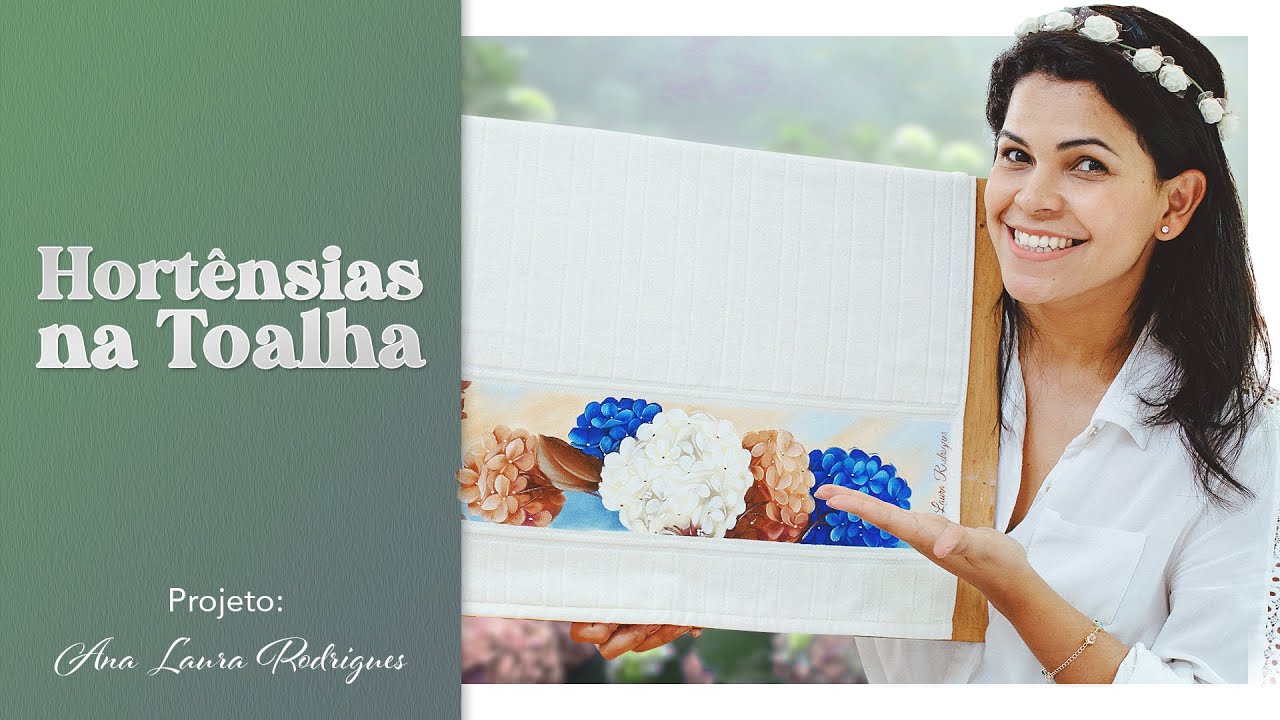 Hortênsia Seca na Toalha