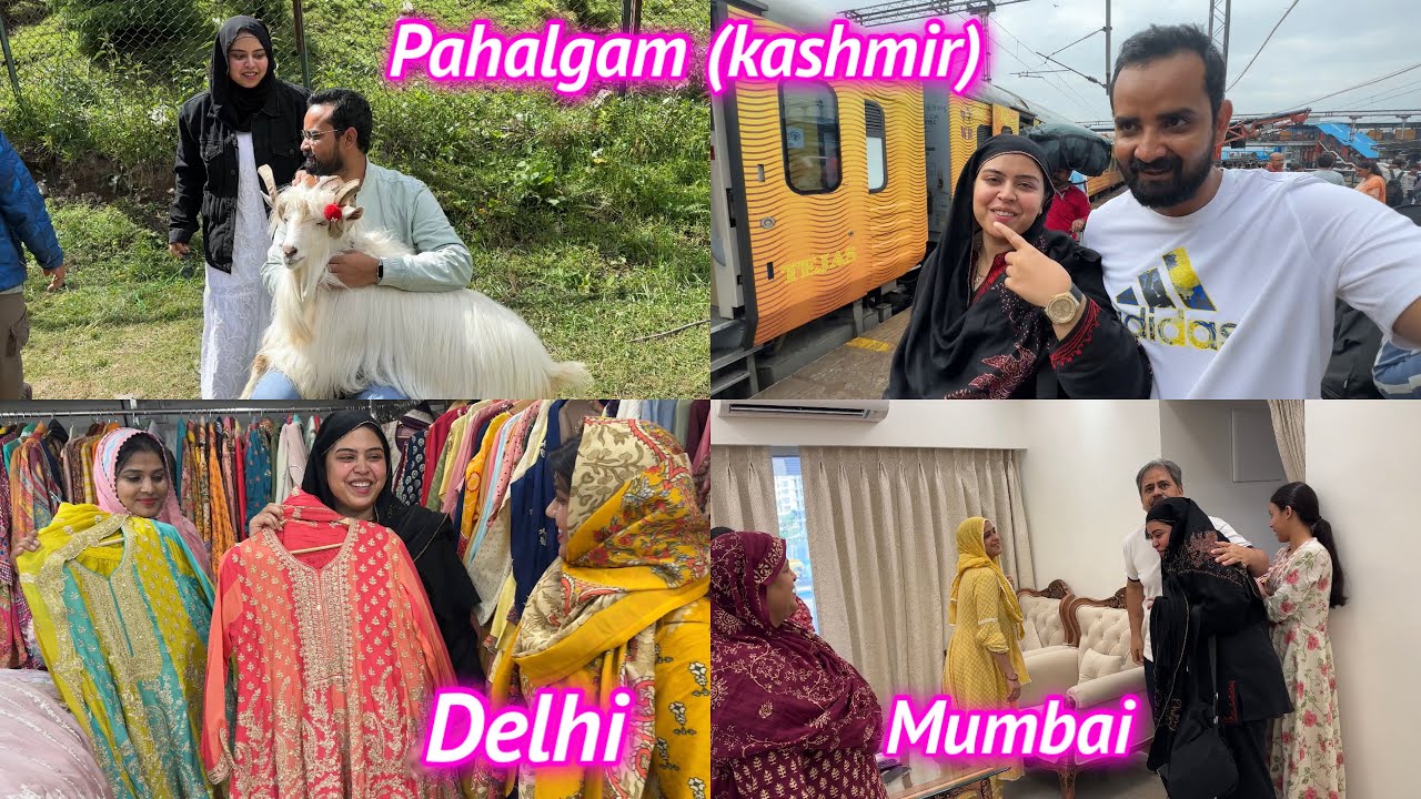 Last day in Kashmir 😔 | Pahalgam - Delhi - Mumbai  | back to home | saba khalid | vlog