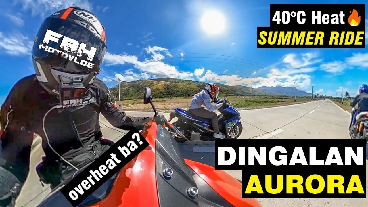 Sobrang Init na Summer Ride with Team Piga sa DINGALAN, AURORA | FBH motovlog