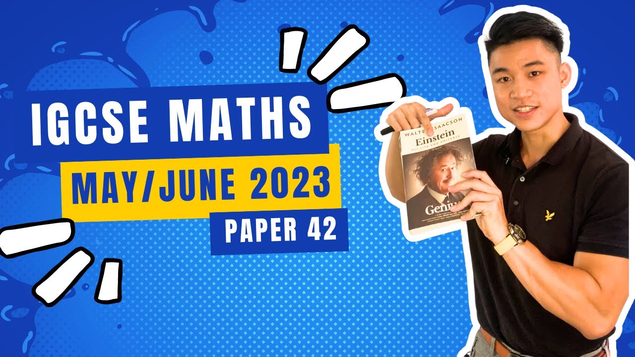 6. 0580/42/M/J/23 | MAY/JUNE 2023 VARIANT 42 | IGCSE MATHS (Extended) | A STAR MARKING SCHEME ⭐️