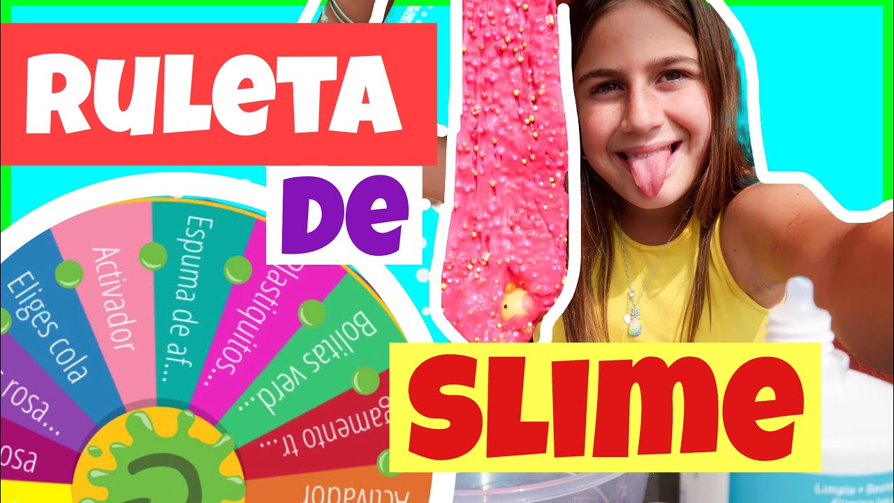 🌈RULETA de SLIME!  Qu&eacute; SLIME me tocar&aacute; hacer? LOL 🤪| In LOVE with Karen