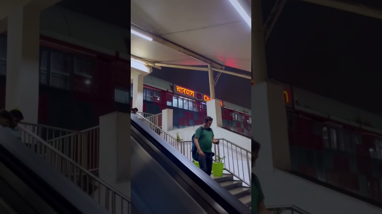 Charbagh metro station #lucknow #religion #charbaghrailwaystation #metro #viralvideo #love