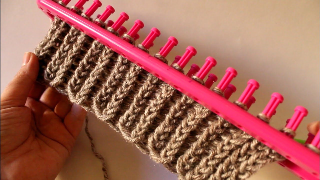 Loom Knitting in the Most Satisfying Way to Make Your Scarf | Step-by-Step Tutorial