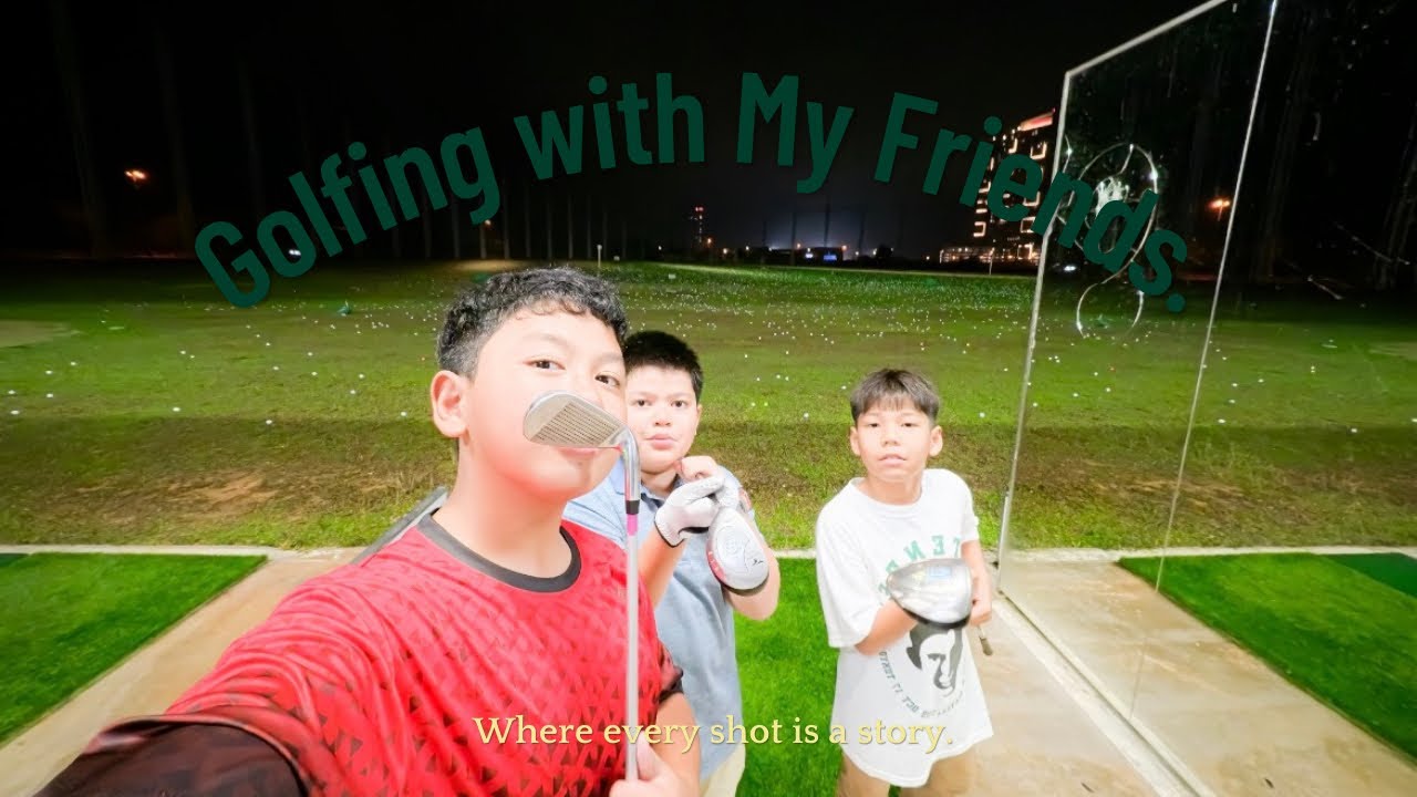 Under the Stars: Night Golf with Friends