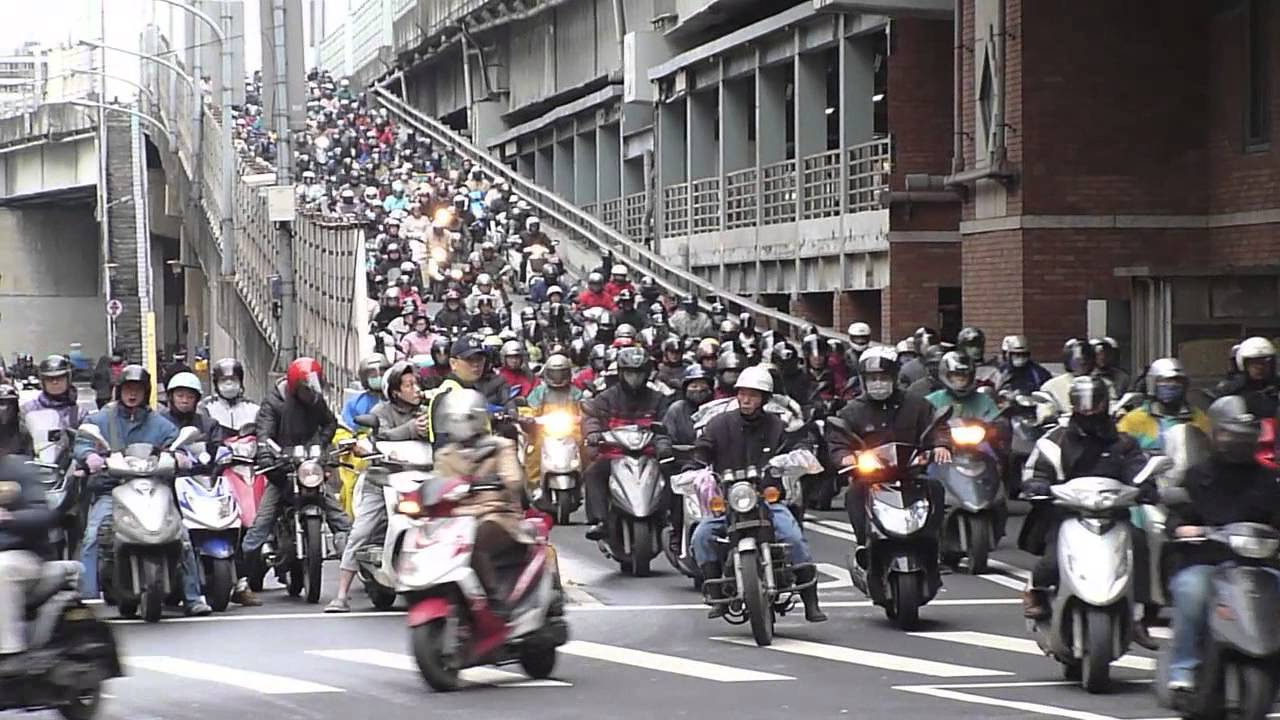 Rush Hour in Taipei City, Taiwan