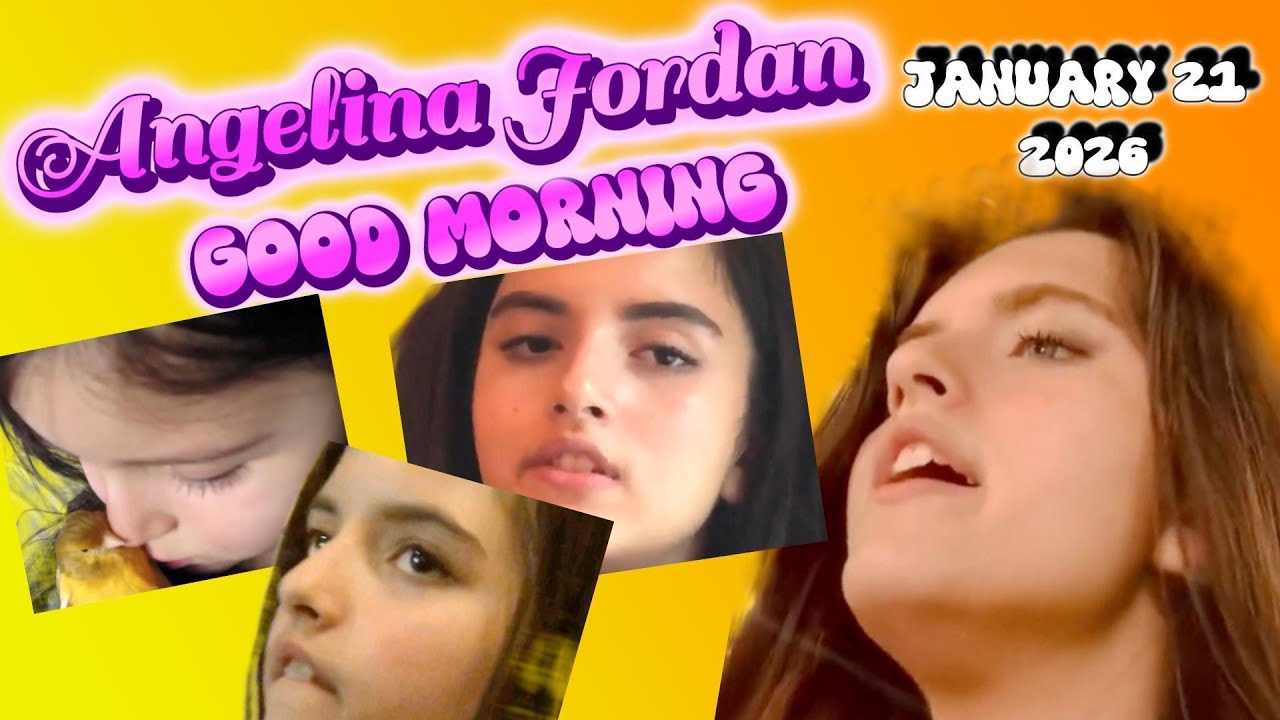 WHAT IS THIS ? 1-21-26 Good Morning Angelina Jordan Great Variety Today Plus all you need to know!
