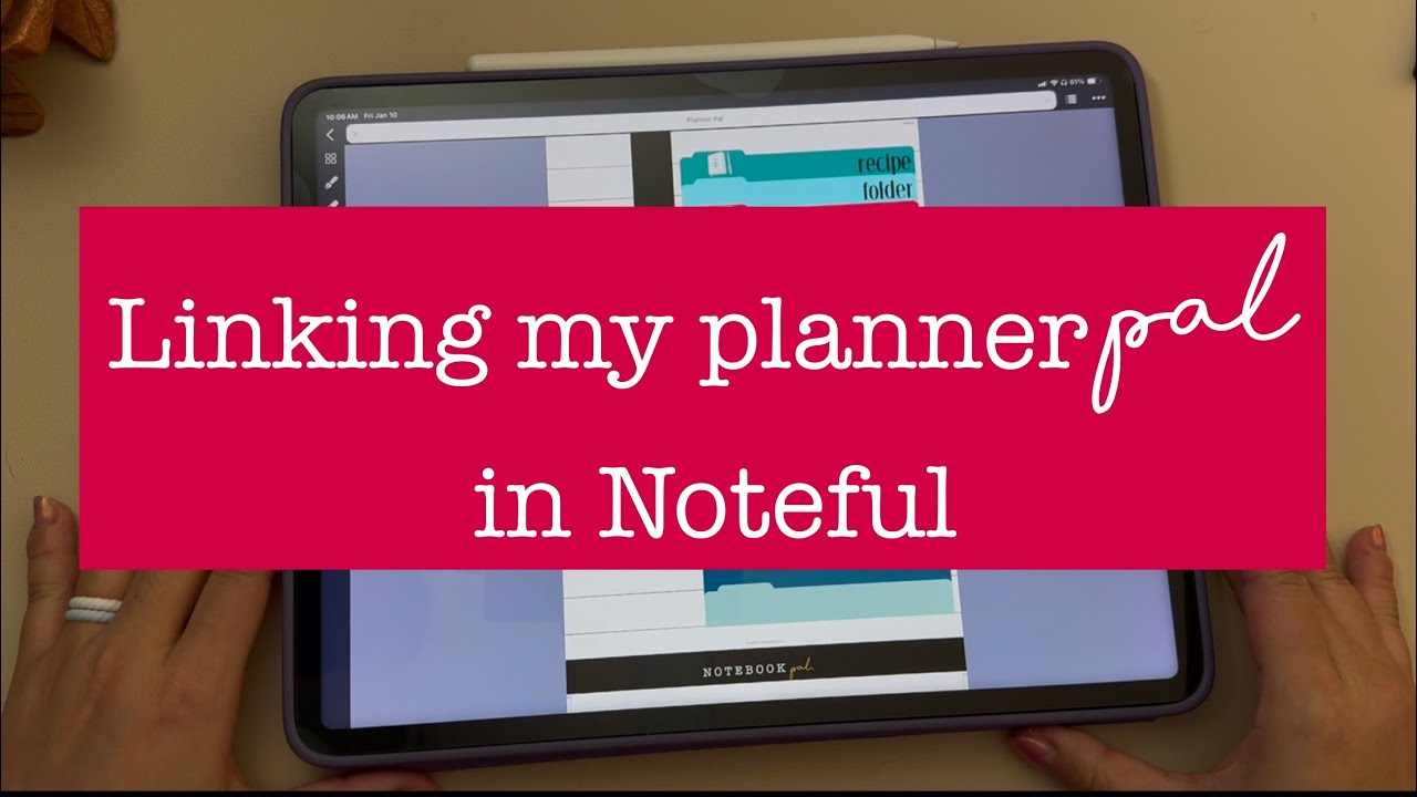 Creating Link Shortcuts in Noteful for Planner Pal | Breezy Organization