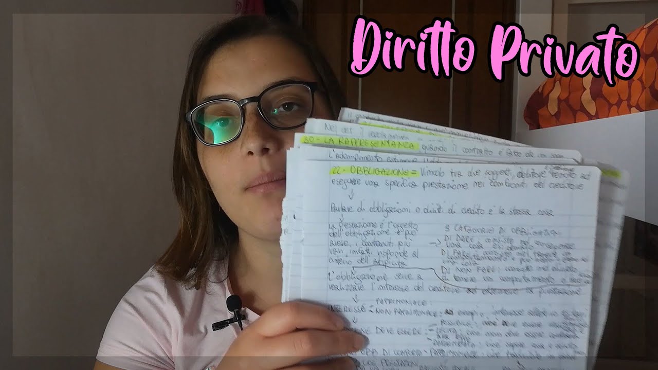 ESAME DI DIRITTO PRIVATO: La mia esperienza