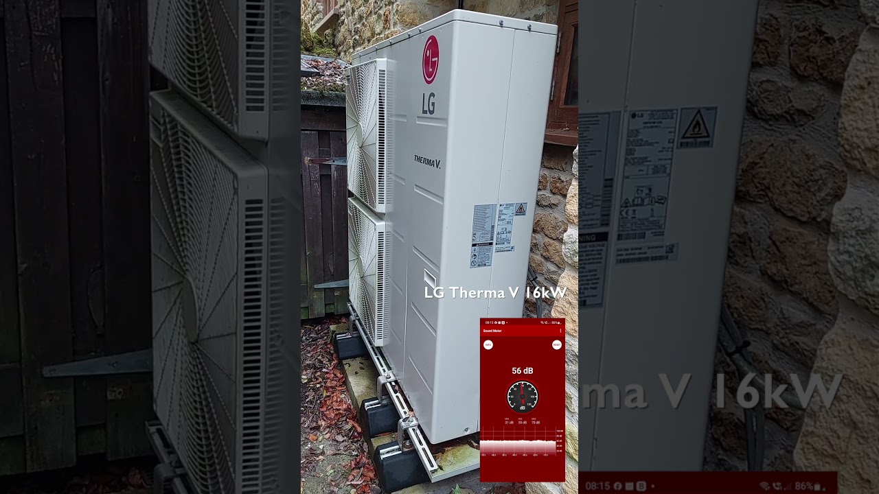 Vergelijking van het geluidsniveau van lucht-water warmtepompen: Daikin, Grant, LG, Mitsubishi en Global Energy Systems