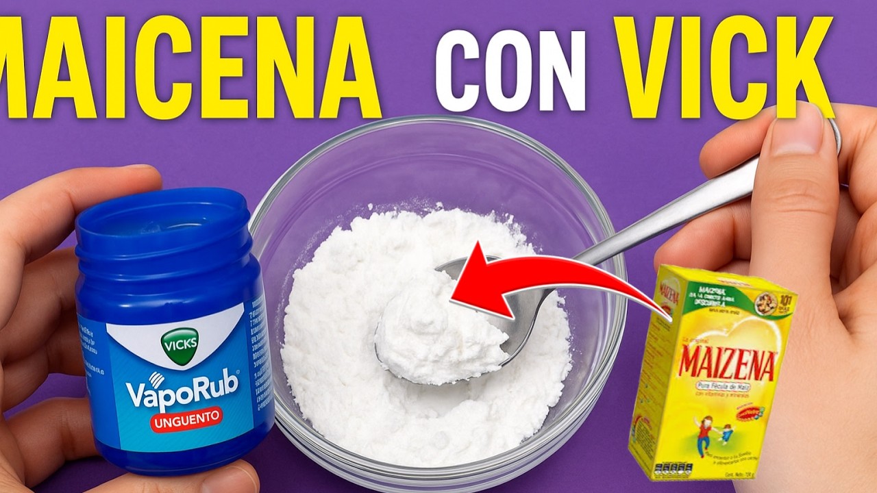 Lo que pasa al Mezclar MAICENA con VICK te dejar&aacute; sin palabras &iexcl;NO LO HAGAS SIN VER ESTO ANTES!